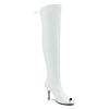 41lDMXvh9L.jpg Women's Peep Toe Thigh High Boots Over The Knee Boot Sexy Stiletto Heel Lace Up Open Toe Pull on Long Boots