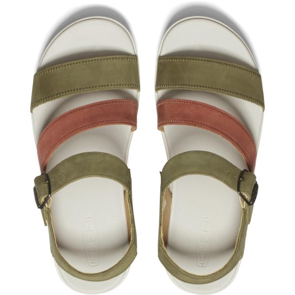 71-DvOWlwIL.jpg Women's Ellecity Backstrap Open Toe Adjustable Comfortable Platform Wedge Sandal
