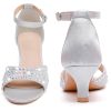 71DOoaVQKiL.jpg Women's Dressy Rhinestone Low Kitten Heel Ankle Strap Open Toe Sandals Dress Shoes Pump Sandals for Wedding Party Evening