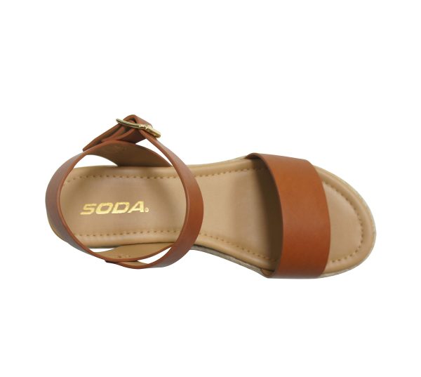 CLIP ~ Women Open Toe Ankle Strap Platform Espadrille Sandal