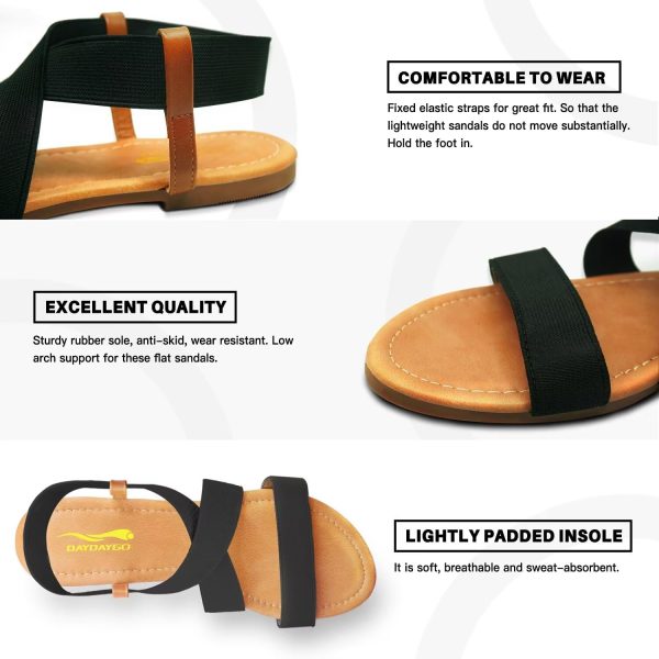 Women's Elastic Flat Sandals
