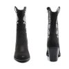 Women's Wide Width Cowboy Cowgirl Boots - Wide Calf Pointed Toe Pump Heel Women's Western Boots.