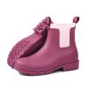 Women's Deck Boots Waterproof Ankle Rain Boots Non-Slip Rubber Fishing Boot Outdoor Work Shoes for Boating Gardening Farming