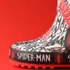 Spiderman Boys Red Wellys | Character Spiderman Kids Shoes Comics Superhero Rain Boots | Children's Waterproof Wellington Boots