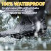 71Hu5sPsKVL.jpg Rain Boots for Women men, Rubber Boots Waterproof with PVC Unique Design, Comfort Lightweight Work Mud Boots, Resistant Durable