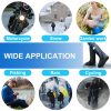 Waterproof Shoe Covers for Rain, Outdoor Cycling Non-Slip Rain Boots Covers Foldable Reusable Overshoes with Reflector for Women