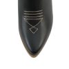 “BLAZING” ~ Women Western Bootie Pointe Toe with Low Heel (Wide Fit Available)