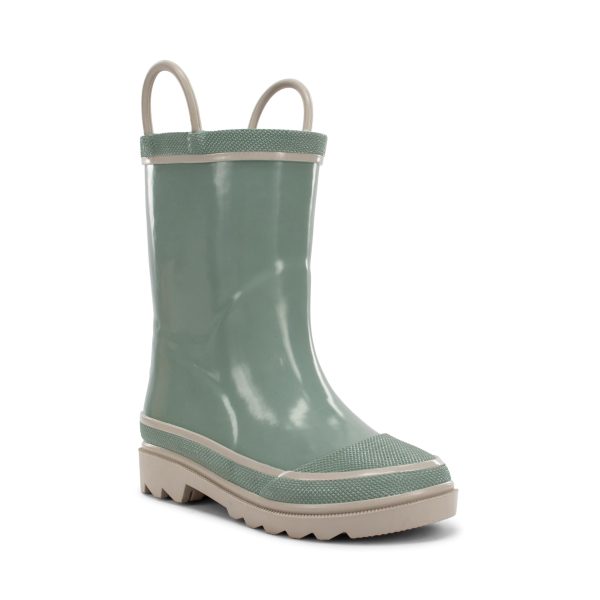 71gySlOxkVL.jpg Kids Waterproof Rubber Classic Rain Boot with Pull Handle