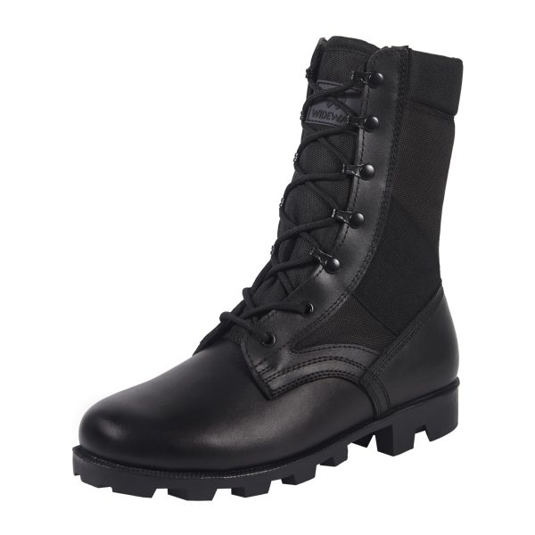 Men's Military Jungle Combat Boots 8 Inch Lightweight Motorcycle Tactical Boot Police Army Botas