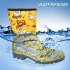 81-JjwsniL.jpg Waterproof Womens Rain Boots insulated,Lightweight Rubber fashion Boots in Gardening,Warm and Comfortable Wide Calf Rain Boots