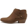 SWEETEN Women's Fashion Closed Toe Multi Strap Ankle Bootie Block Heel (Wide Fit Available)