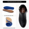 Women's Short Ankle Boots Low Heel, Western Cutout Perforated Booties
