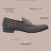Men's Brookes Penny Loafer Slip-On Formal Business Shoes