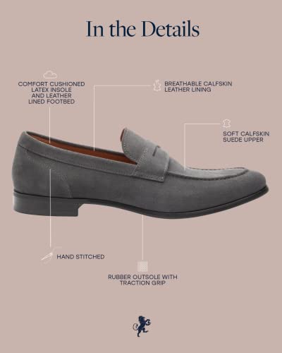 Men's Brookes Penny Loafer Slip-On Formal Business Shoes