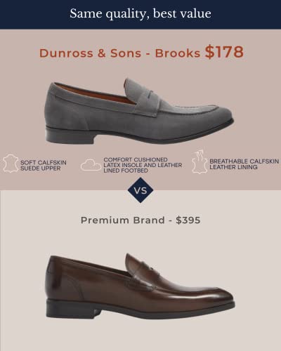 Men's Brookes Penny Loafer Slip-On Formal Business Shoes