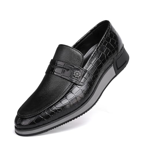 41lMMdoYp6L.jpg Casual Men's Dress Sneakers Shoes, Fashion Business Loafer Classic Leather Dress Shoes for Mens