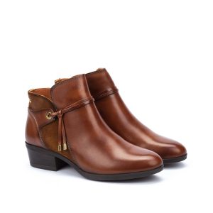 High-Heel Ankle Boot Leather Daroca for Woman