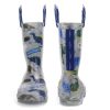 Toddler Boys Adorable Dinosaur Light Up Rain Boots