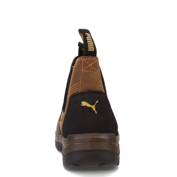 Men's Tanami Double Gore Brown Soft Toe Mid Industrial Shoe, 9