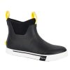 Men's Deck Boots Waterproof Ankle Rubber Rain Boots High-Performance Saltwater Fishing Booties