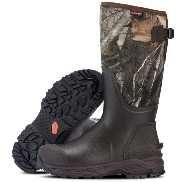 Men's Rubber Hunting Boots, Waterproof Rain Boots Insulated Neoprene Mud Boot, Durable Arctic Outdoor Working Boot with Steel