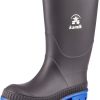 71RNrRPU9uL.jpg Kids Stomp Waterproof Rain Boots,Olive,