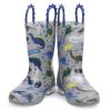 Toddler Boys Adorable Dinosaur Light Up Rain Boots