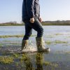 Men's Steel Toe Rain Boots PVC Rubber Boots Waterproof Fishing Boot Outdoor Non-Slip Work Boots