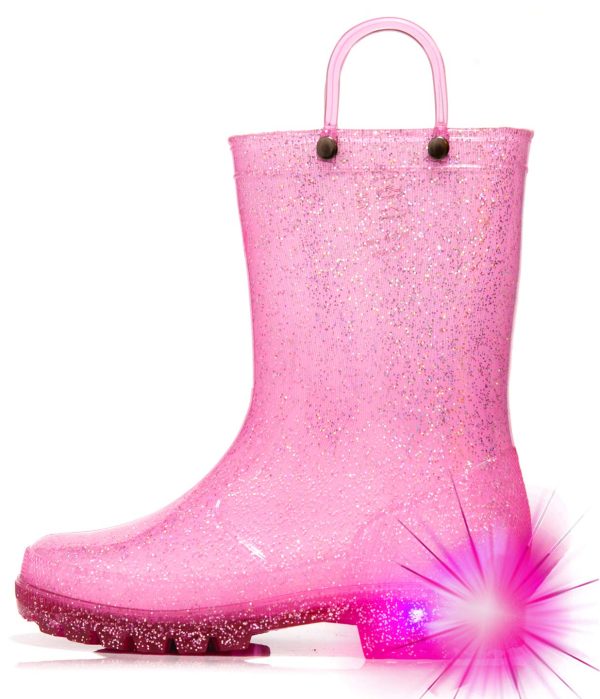 Light Up Rain Boots for Little Kids