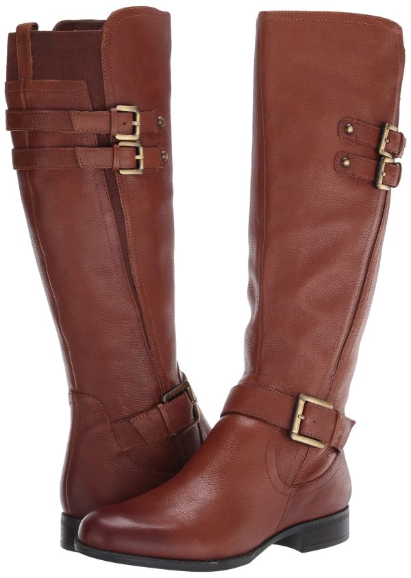 Women's Jessie Knee High Buckle Detail Riding Boot