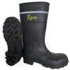 Men's Steel Toe Rain Boots PVC Rubber Boots Waterproof Fishing Boot Outdoor Non-Slip Work Boots