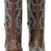 81YcQPBA6ZL.jpg 9808 Cowboy Boots for Women Wide Calf, Mid Calf Cowgirl Boots with Low Heel, Western Shoes with Side Zipper