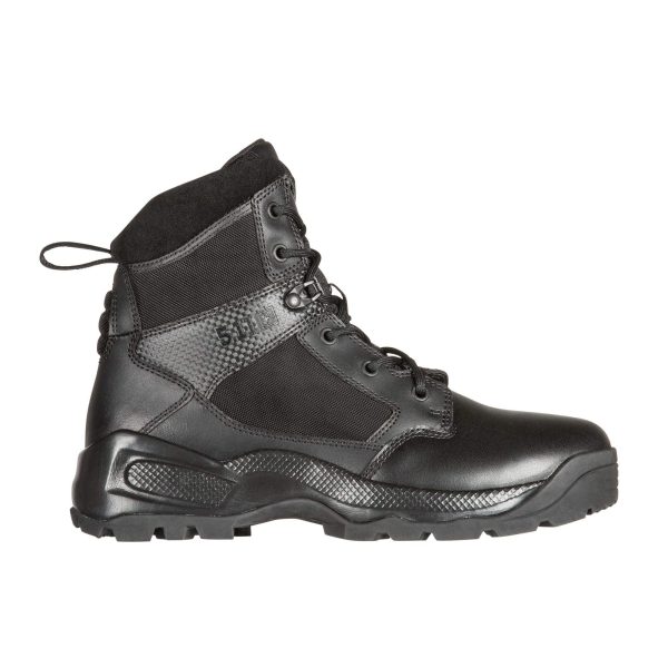 Tactical ATAC 2.0 6-Inch Boots, NZ Ortholite Footbed, Slip-Resistant Outsole, Black, Style 12401