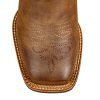 Women's Extra Wide Calf Cowboy Boots Square Toe – Pull-On Western Boots for Thick Calves, Stretch Comfort & Removable Insole,
