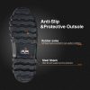 Rubber Boots for Men Multi-Season, Waterproof Rain Boots with Steel Shank, 6mm Neoprene Sturdy Rubber Outdoor Hunting Boots