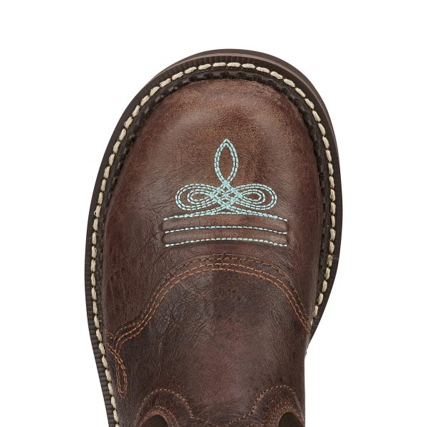 81qvz8iBxL.jpg Women's Fatbaby Heritage Dapper Western Boot