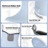 Women's Deck Boots, Anti-slip Ankle Rain Boot for Women Fishing Boots Waterproof Rubber Garden Shoes for Fishing, Farming &