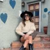 Cowboy Boots for Women with Chain, Pointy Toe Chunky Heel Women's Riding Boots with Embroidered, Pull on Style Western Boots,