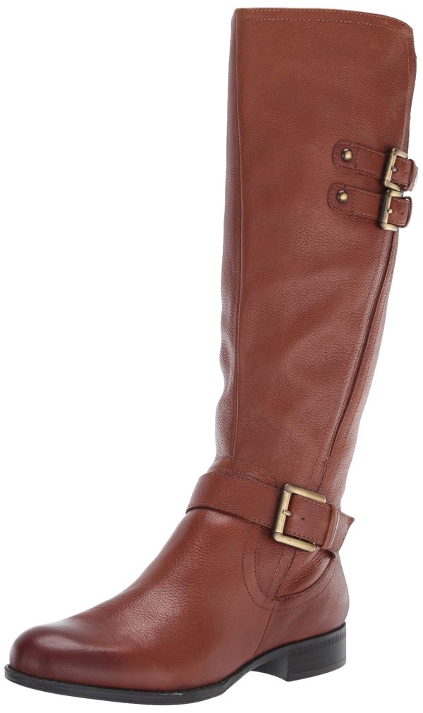Women's Jessie Knee High Buckle Detail Riding Boot