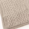 91AORvYiG-L.jpg Women's Irish Cable Knitted Wool Side Zip Cardigan (100% Merino Wool)